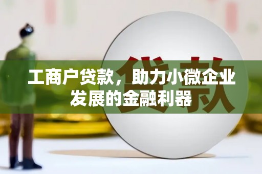 成武工商户贷款，助力小微企业发展的金融利器
