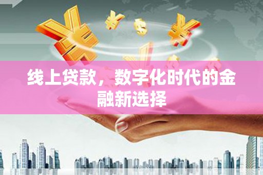 成武线上贷款，数字化时代的金融新选择