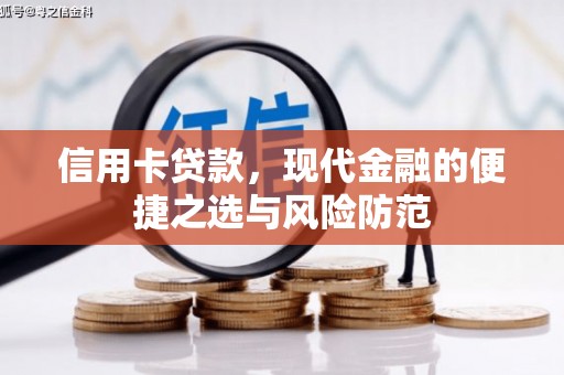 成武信用卡贷款，现代金融的便捷之选与风险防范