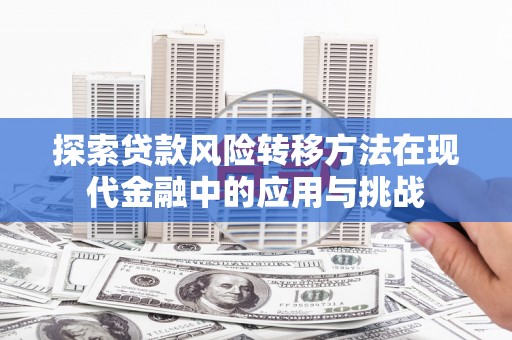 成武探索贷款风险转移方法在现代金融中的应用与挑战