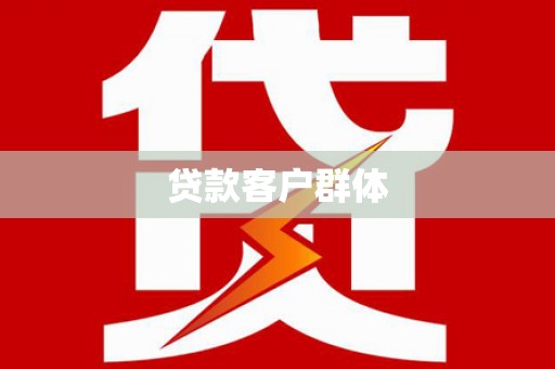 成武贷款客户群体