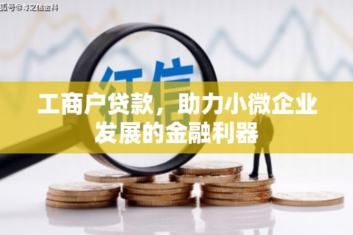 成武工商户贷款，助力小微企业发展的金融利器