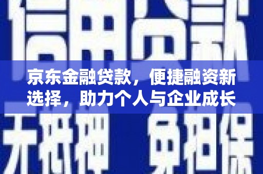 成武京东金融贷款，便捷融资新选择，助力个人与企业成长