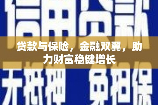 成武贷款与保险，金融双翼，助力财富稳健增长