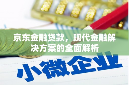 成武京东金融贷款，现代金融解决方案的全面解析