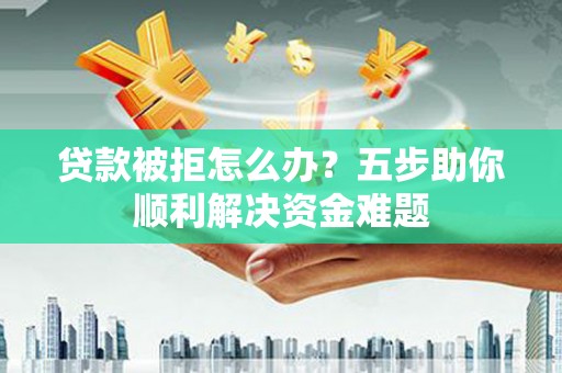 成武贷款被拒怎么办？五步助你顺利解决资金难题
