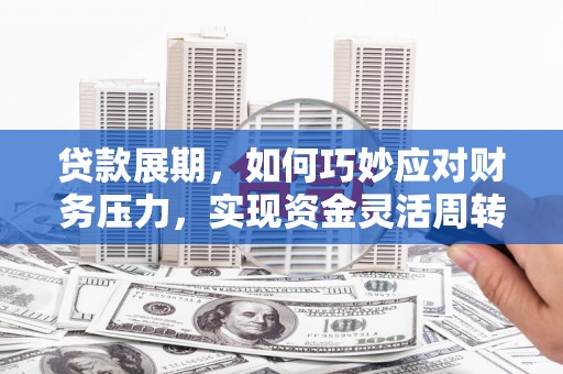 成武贷款展期，如何巧妙应对财务压力，实现资金灵活周转