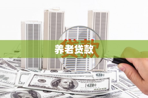 成武养老贷款