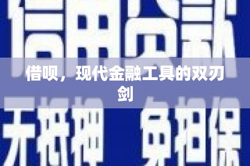 成武借呗，现代金融工具的双刃剑