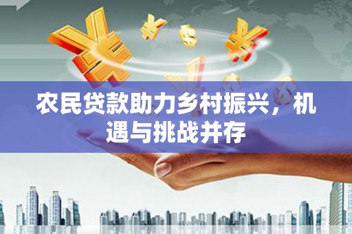 成武农民贷款助力乡村振兴，机遇与挑战并存