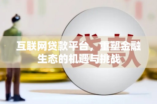成武互联网贷款平台，重塑金融生态的机遇与挑战