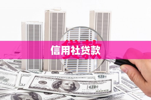 成武信用社贷款