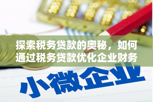 成武探索税务贷款的奥秘，如何通过税务贷款优化企业财务
