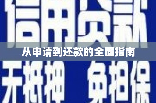 成武从申请到还款的全面指南