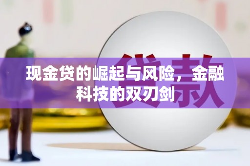 成武现金贷的崛起与风险，金融科技的双刃剑