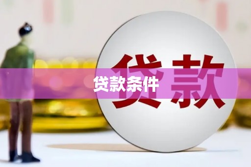 成武贷款条件