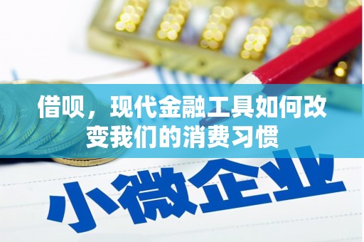 成武借呗，现代金融工具如何改变我们的消费习惯