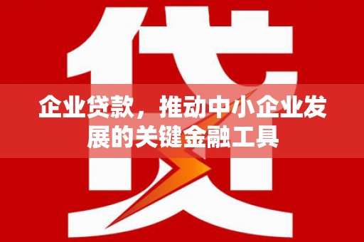 成武企业贷款，推动中小企业发展的关键金融工具