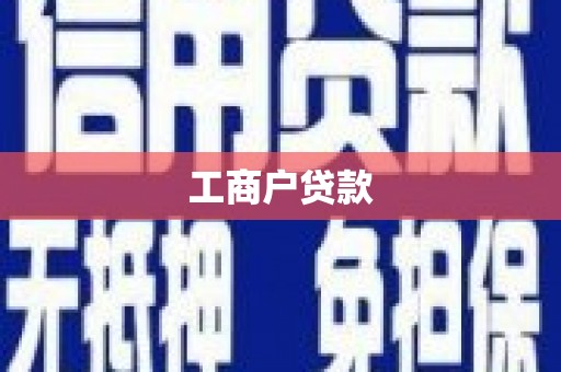成武工商户贷款