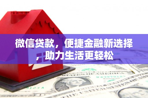 成武微信贷款，便捷金融新选择，助力生活更轻松