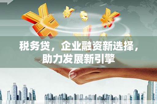 成武税务贷，企业融资新选择，助力发展新引擎