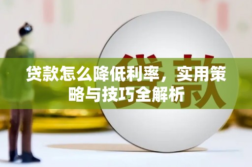 成武贷款怎么降低利率，实用策略与技巧全解析