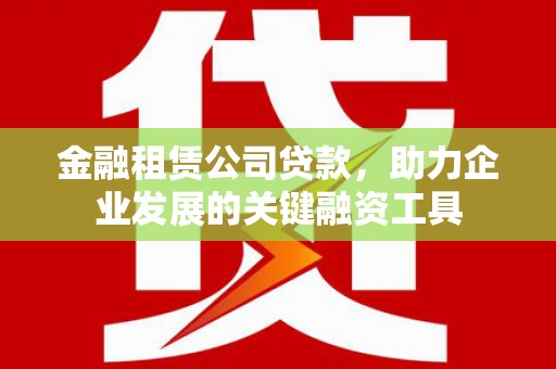 成武金融租赁公司贷款，助力企业发展的关键融资工具