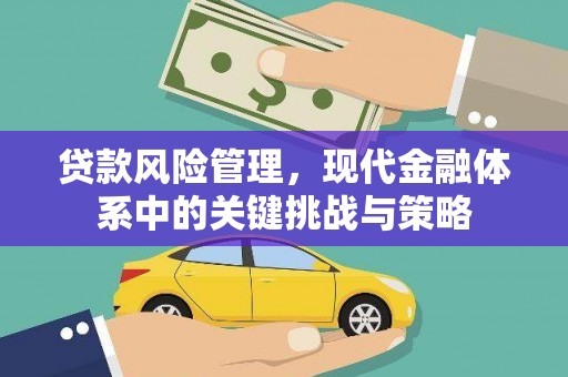 成武贷款风险管理，现代金融体系中的关键挑战与策略