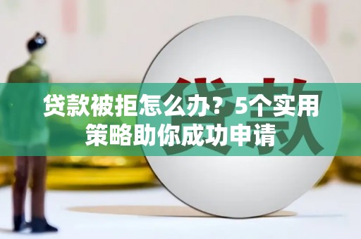 成武贷款被拒怎么办？5个实用策略助你成功申请