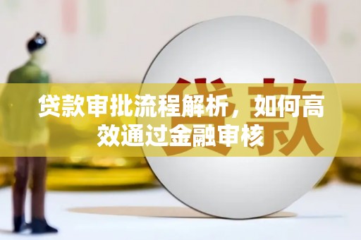 成武贷款审批流程解析，如何高效通过金融审核