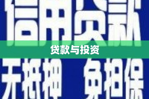 成武贷款与投资