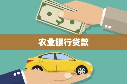 成武农业银行贷款