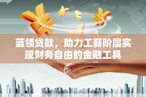 成武蓝领贷款，助力工薪阶层实现财务自由的金融工具