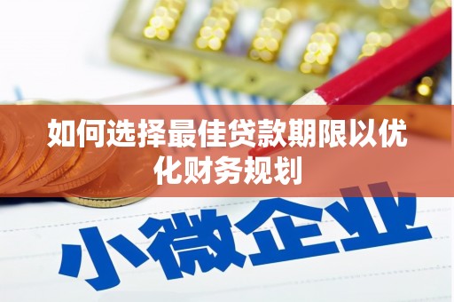 成武如何选择最佳贷款期限以优化财务规划