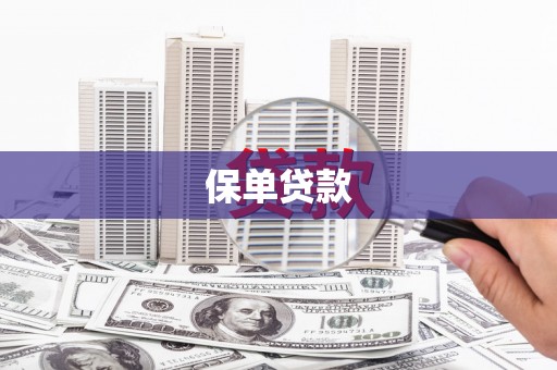 成武保单贷款 成武保单贷款